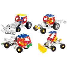 ReToys Munkagép 4 az 1-ben 407 darabos fém építőjáték 84735 barkácsolás, építés