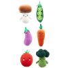 ReToys Plüss zöldségek, 6 féle  Ajánlott 3-12 éves korig unisex (09007)