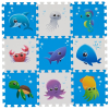 ReToys Szivacsszőnyeg - tengeri állatok, 9 db  Ajánlott 2-10 éves korig unisex (11739)