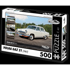  Retro Auta puzzle Volga GAZ 21 (1967) puzzle, kirakós