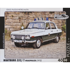 Retro autó kirakó - Wartburg 353 Volkspolizei (1973) társasjáték