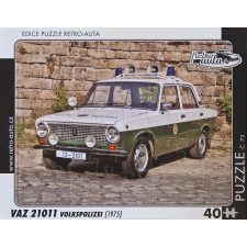  Retro autó kirakós - VAZ 21011 Volkspolizei (1975) társasjáték