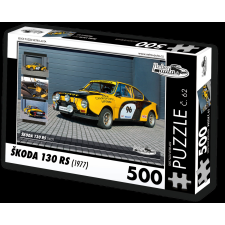 Retro autó puzzle Škoda 130 RS (1977) 500 darabos puzzle, kirakós