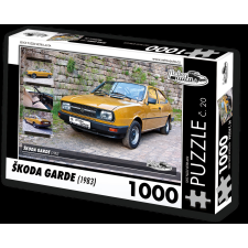 retro autók puzzle škoda garde (1983) 1000 db puzzle, kirakós