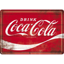  RETRO Coca Cola Red Üdvözlőkártya party kellék