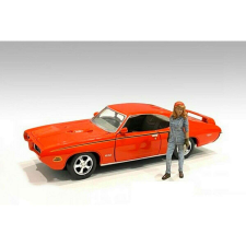  Retro Female Mechanic -III figura modell 1:18 makett