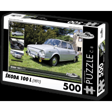 Retro Játékok Puzzle Škoda 100 L (1971) 500 Darabos puzzle, kirakós