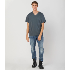 RETRO JEANS férfi póló MALAWI V-NECK T-SHIRT 11Y015-T19GREY férfi póló