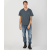 RETRO JEANS férfi póló MALAWI V-NECK T-SHIRT 11Y015-T19GREY