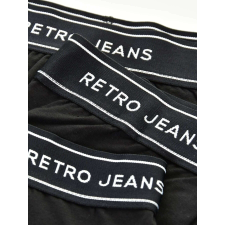RETRO JEANS Retro Jeans férfi alsóruházat HAROLD PACK ZERO black boxer, férfi alsó