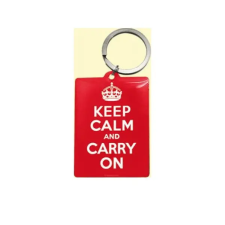  RETRO Keep Calm And Carry On  - Kulcstartó kulcstartó