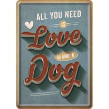  RETRO Love And A Dog Üdvözlőkártya party kellék