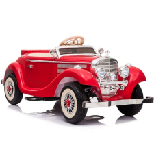  Retro, Mercedes 540K Elektromos kisautó 12V akkumulátorral piros 7724 elektromos járgány