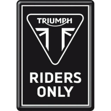  RETRO Triumph – Riders only – Üdvözlőkártya party kellék