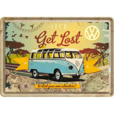  RETRO VW Bulli - Lets Get Lost Üdvözlőkártya party kellék