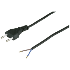 REV csatlakozó nélküli tápkábel 2m fekete (0505625555) (rev0505625555) kábel és adapter