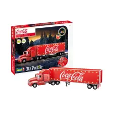  Revell Coca-Cola Truck 3D Puzzle + LED (00152) puzzle, kirakós