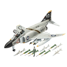 Revell F-4J Phantom US Navy vadászrepülőgép műanyag modell (1:72) (03941) helikopter és repülő