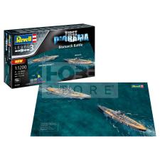 Revell First Diorama Set - Bismarck Battle 1:1200 hajó makett 05668R makett