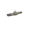 Revell German U-Boot Typ XXI hajó műanyag modell (1:144)