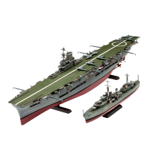  Revell HMS Ark Royal repülő makett, 1:720 makett