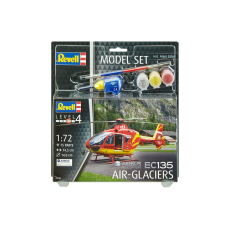 Revell Model Set EC135 AIR-GLACIERS 1:72 (64986) makett