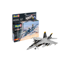 Revell Model Set F/A18F Super Hornet 1:72 repülő makett 63834R makett