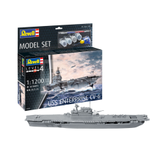 Revell Model Set USS Enterprise 1:1200 hajó makett 65824R makett