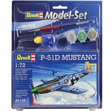 Revell P-51 D Mustang vadászrepülőgép műanyag modell (1:72) (MR-64148) helikopter és repülő