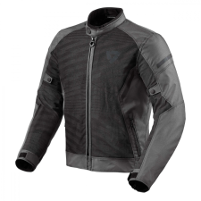 Revit Kabát motorkerékpárhoz Revit Torque 2 H2O fekete-szürke motoros kabát