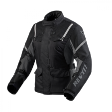 Revit Női motoros kabát Revit Horizon 3 H2O fekete-fehér motoros kabát