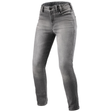 Revit Shelby 3 Skinny Short női motoros farmernadrág mosott szürke motoros nadrág