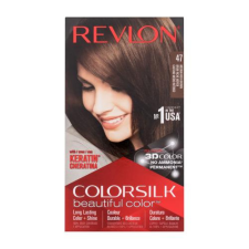 Revlon Colorsilk Beautiful Color hajfesték Ajándékcsomagok 47 Medium Rich Brown hajfesték, színező