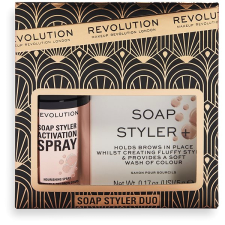 Revolution Soap Styler Duo, szemöldök szappan kozmetikai ajándékcsomag