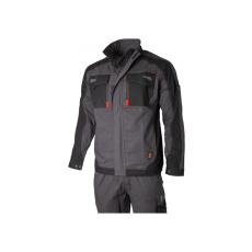 Rewear 124000 PRO Munkakabát (szürke/fekete, 56) Rewear