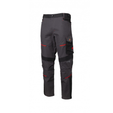 Rewear 144000 PRO Munkavédelmi nadrág (szürke/fekete, 48) Rewear