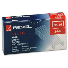 REXEL No.16 24/6 Tűzőkapocs 1000 db (06121) gemkapocs, tűzőkapocs