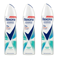Rexona Advanced Protection női Dezodor Shower Fresh 3x150ml dezodor