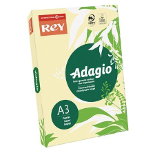 REY "Adagio" Másolópapír színes A3 80g pasztell sárga (ADAGI080X660) (ADAGI080X660) fénymásolópapír