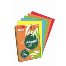 REY Másolópapír, színes, A4, 80 g, 5x100 lap, REY Adagio, intenzív mix (LIPAD48IX) fénymásolópapír