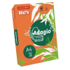 REY Másolópapír, színes, A4, 80 g, REY "Adagio", intenzív narancssárga