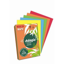 REY &quot;Adagio&quot; Másolópapír színes A4 80g 5x100 lap intenzív mix (ADAGI080X909) fénymásolópapír