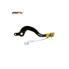 RFX Fékkar RFX Pro standard kemény eloxált fekete / sárga Suzuki RM 85 egyéb motorkerékpár alkatrész