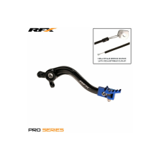 RFX Fékpedál RFX Pro standard fekete / kék Husqvarna TC 65 egyéb motorkerékpár alkatrész