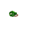 RFX Pro Mágneses Olajleeresztő Csavar (Zöld) [M10 x 22mm x 1.5] - Kawasaki KXF450/450R