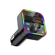  RGB Bluetooth FM Transzmitter telefon kihangosítóval fm transzmitter