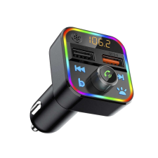 RGB Bluetooth FM Transzmitter telefon kihangosítóval fm transzmitter