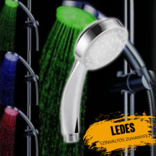  RGB ledes kézi zuhanyfej csaptelep