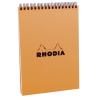 Rhodia Jegyzettömb spirálos Clairefontaine Rhodia Orange A/5 80 lapos kockás