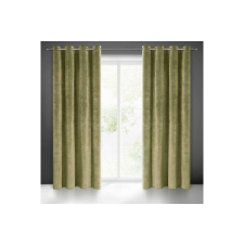  Ria bársony sötétítő függöny Olívazöld 140x250 cm lakástextília